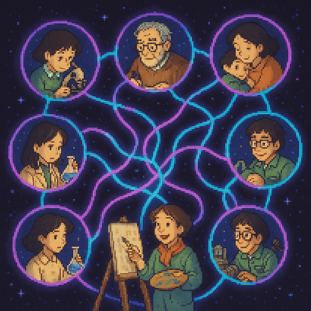 Decentralized network of diverse scientists and community members